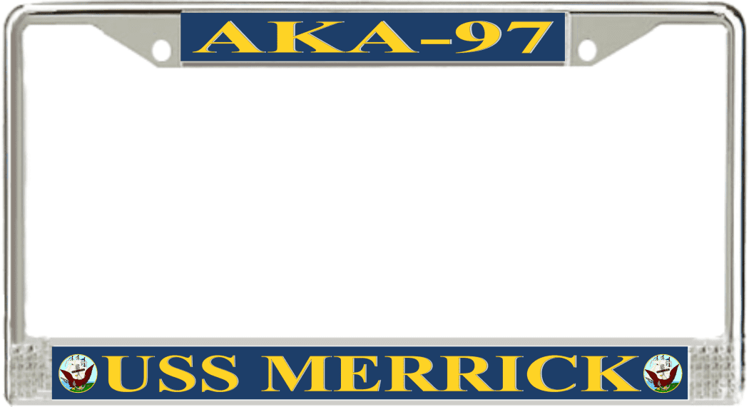 USS Merrick AKA-97 License Plate Frame
