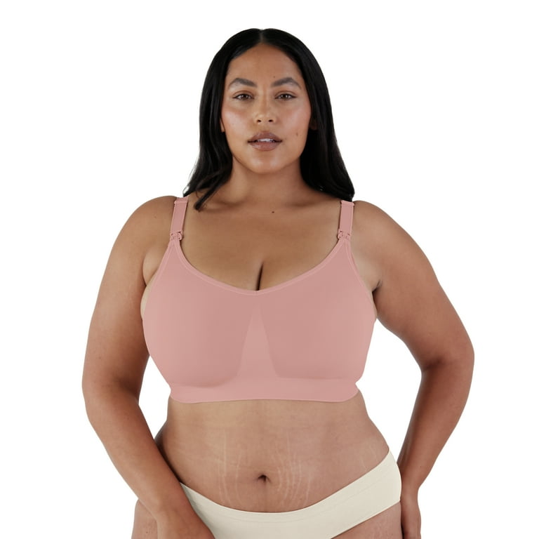 BRAVADO! DESIGNS Sustainable Nursing Bra | Body Silk Seamless | Dusted  Peony | M-Plus