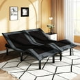thumbnail image 2 of SHA CERLIN Basic Split King Size Ergonomic Adjustable Bed Base with Motor 1.0, Motorized Head, Foot Incline & Wireless Remote Control, Adult, 2 of 11