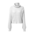 thumbnail image 3 of Comfortable Knit Sweater For Women Short High Neck Long Sleeves Ideal For Everyday Use In Different Sizes, 3 of 19