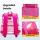 thumbnail image 4 of Mochila Vorspack de PVC transparente, resistente, rosa, 4 of 6