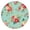 Pioneer Flower Floral-3, variant on Pioneer Flower Floral Print Pattern Round Fitted Tablecloth with Elastic Edge,Dining Table Cover Waterproof,Outdoor Round Tablecloth for Camping,Dining,Indoor and Outdoor