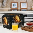 thumbnail image 6 of Sikiie Golden Koi And Treasure Toaster Covers 2 Slice Dustproof Toaster Cover Bread Machine Cover, Dustproof Cover - 11.4" x 7.5" x 7.9", 6 of 7