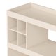 thumbnail image 4 of Moveis Gabinete para Bar con Amplio Espacio de Almacenaje Modelo JB 4050 - Aparador con 4 Nichos para Botellas de Vino y 4 Ruedas para Facilitar Su Desplazamiento Color Blanco Hueso, 4 of 7