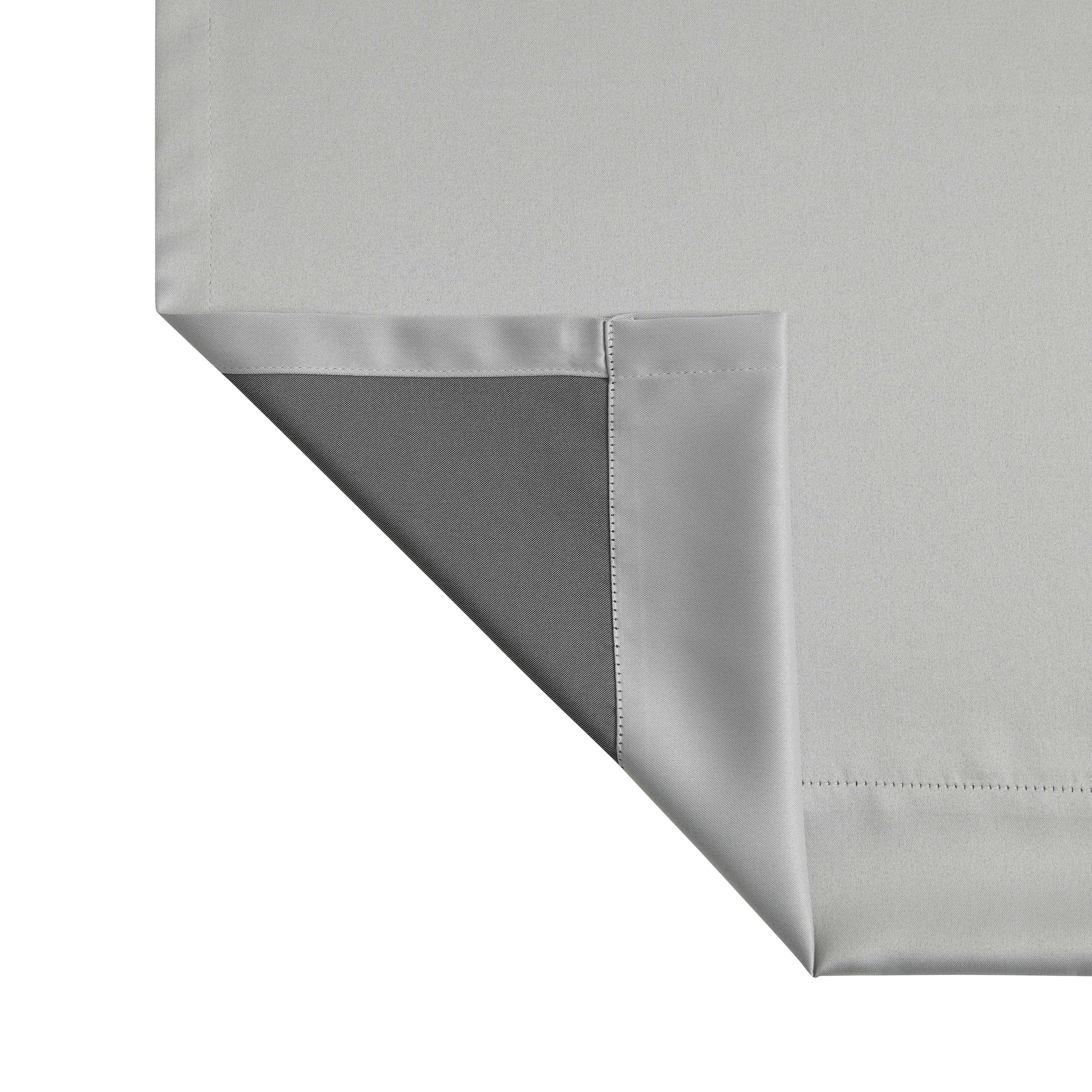 Mainstays Blackout Curtain Panel Pair, Set of 2, Grey Dawn, 30"W x 84"L