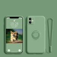 thumbnail image 3 of Liquid Silicone Ring Phone Holder Case For Samsung Galaxy S23 Ultra Plus S22 S21 FE S10 S10E S8 S9 Plus Protective Cover, 3 of 5