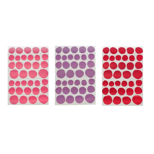 Vinilo Decorativo Pared Lumik Círculos Rosa 4.6X4.8 Cm