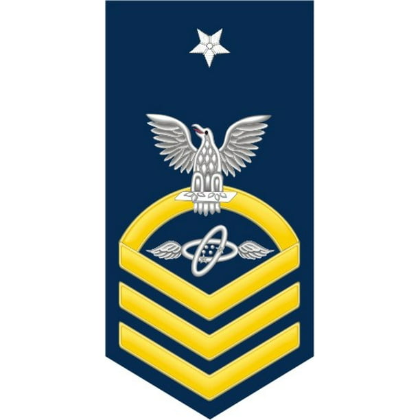 3.8 Inch Navy Senior Chief Gold E8 Aviation Electronics Technician AT