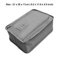 thumbnail image 4 of Yuarrent Waterproof Shoe Storage Bag Portable Zipper with Organizer Bedroom Pouch Handle Office Bathroom Carrier Camping Clothing Type3 NO3 Yuarrent BB0557-00, 4 of 6