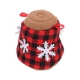 thumbnail image 4 of Winter Warm Bird , Relieve Stress Comfortable Birds Hideaway Sleeping Bed With Snowflake Decoration For Hamsters Tree Stump, 4 of 8