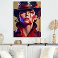 thumbnail image 2 of Designart Female Criminal Mastermind VII Canvas Wall Art, 2 of 5