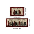 thumbnail image 3 of Costeam 2 Pcs Christmas Kitchen Rug Sets 16x24in+16x48in, Non Slide Backing Floor Mats, Merry Christmas Kitchen Decor, Xmas Kitchen Rugs, Festive Holiday Kitchen Floor Decor, 3 of 6