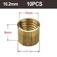 thumbnail image 5 of 10Pcs Snooker Pool Cue Brass Tip Ferrules For Long Lasting Cue Performance 10.5Mm Fangkenuo, 5 of 6