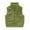 Blackish Green, variant on KAUOD Girls Sherpa Winter Vest Zip up High Neck Fleece Warm Sleeveless Jackets Teen Kids Soft Fuzzy Waistcoat Outwear