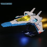 YEABRICKS LED Lighting Kit Compatible with Legos Pixar Lightyear XL-15 Spaceship 76832 Building Toy Set(Not Include the Building Set)