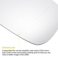 thumbnail image 4 of Unique Bargains 1 pieza de reemplazo de vidrio del espejo retrovisor derecho calefaccionado de vidrio blanco con ajuste trasero para AUDI Q7, 4 of 6