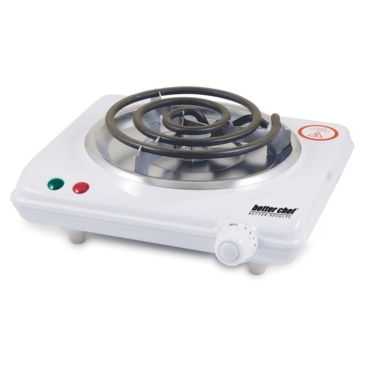 Portable Single Burner Hot Plate with Non Slip Feet