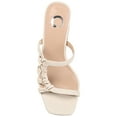 thumbnail image 4 of Journee Womens Emory Open Square Toe Block Heel Sandals, 4 of 9