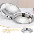 thumbnail image 5 of Eease Stainless Steel Skillet Lid Replacement Pot Lid with Bakelite Knob Stainless steel Pan lid, 5 of 6