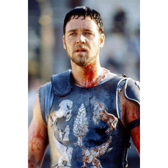 Russell Crowe Gladiator Bloody In Armour 24x36 Poster