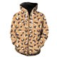 thumbnail image 1 of Sudadera con capucha y cremallera para hombre, con textura de piel de animal, estilo informal, de manga larga, estilo urbano, de gran tamaño, estilo hip hop, unisex, gran oferta 2024, con estampado 3D, 1 of 6