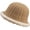 Khaki+beige, variant on CoCopeaunt Women Knit Bucket Hat Trendy Fluffy Winter Cozy Wool Plush Girls Students Domed Fisherman Cap