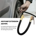 thumbnail image 3 of Visland Car Tire Inflator Extension Tube Clip Type Connector Car Motorcycle Bicycle Tyre Pump Quick Inflation Chuck Adapter Hose Accessories, 3 of 7