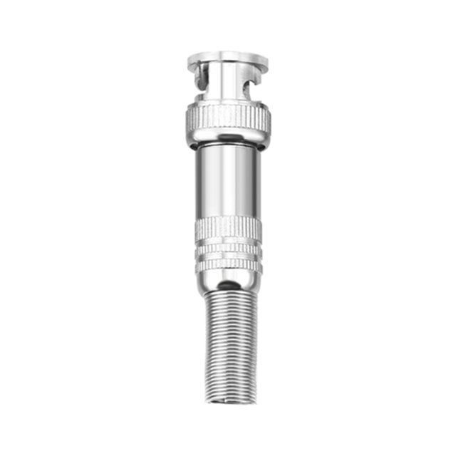 10 Pcs BNC Male Plug Connector Adapter, Reliable Connection, Aluminum Alloy Material, Custom Length Video Cables for Home Theater, Broadcast Video and CCTV, Easy to Use