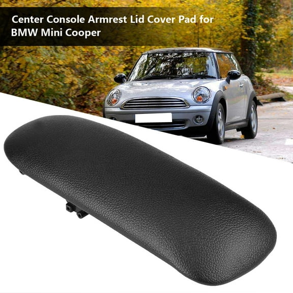 Artificial Leather Center Console Armrest Lid Cover Pad for BMW Mini Cooper