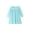 Light Blue, variant on Kids Dress Long Sleeve Elegant Solid Color Cozy Adorable Classic for Fall and Casual Dress Set