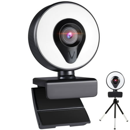 Webcam with Microphone-HD 1080P Web Cam for Desktop/Laptop/PC/MAC, Web Cameras for Computers,Skype,YouTube,Zoom,Xbox One,Studying, Video Calling