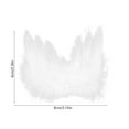 thumbnail image 3 of Grrvtrz Feathers Wing Ornament White Wing Ornament for Christmas Tree Decorations Wreath Enhancement Items Weddings Festive Celebrations,Holiday Products,Christmas Decorations, 3 of 8