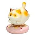 thumbnail image 3 of CoreLiving Cat Figurines, Cute Desk Accessories for Office Decor, Whimsical Cat Statue for Bookshelf and Tabletop Display, Collectible Resin Home Accents, 3 of 6