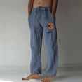 thumbnail image 1 of Pantalones largos para hombre, moda, estampados, casuales, cintura elástica con bolsillo, pantalones deportivos, pantalones de poliéster para hombre., 1 of 4