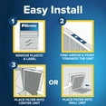 thumbnail image 3 of Filtrete 20x25x4 Air Filter, MPR 1000, MERV 11, Allergen Defense 12-Month Deep Pleated 4-Inch Air Filters, 2 Filters, 3 of 9