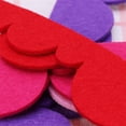 thumbnail image 2 of OULII Display Borders for Classrooms 4Pcs Felt Blackboard Border Strip Wavy Lace Design Pink Purple Red Rosy, 2 of 5