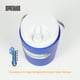 thumbnail image 3 of Hielera Portátil 1L Compacta Profesional Conservador Camping Marthing Conservadora de Alta Resistencia para Alimentos y Bebidas ideal para Viajes, Playa, Camping, Picnic Azul y Blanco, 3 of 9