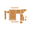 Brown over White, variant on For 1998 Crownline 268 Durable EVA Foam Boat Decking Non-Slip Marine Flooring Mat