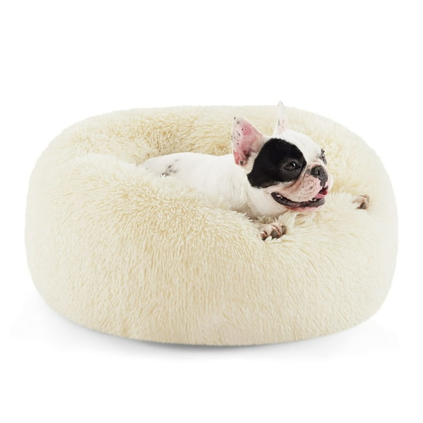 Cama para perros Bedsure Calming Donut, lavable para perros pequeños