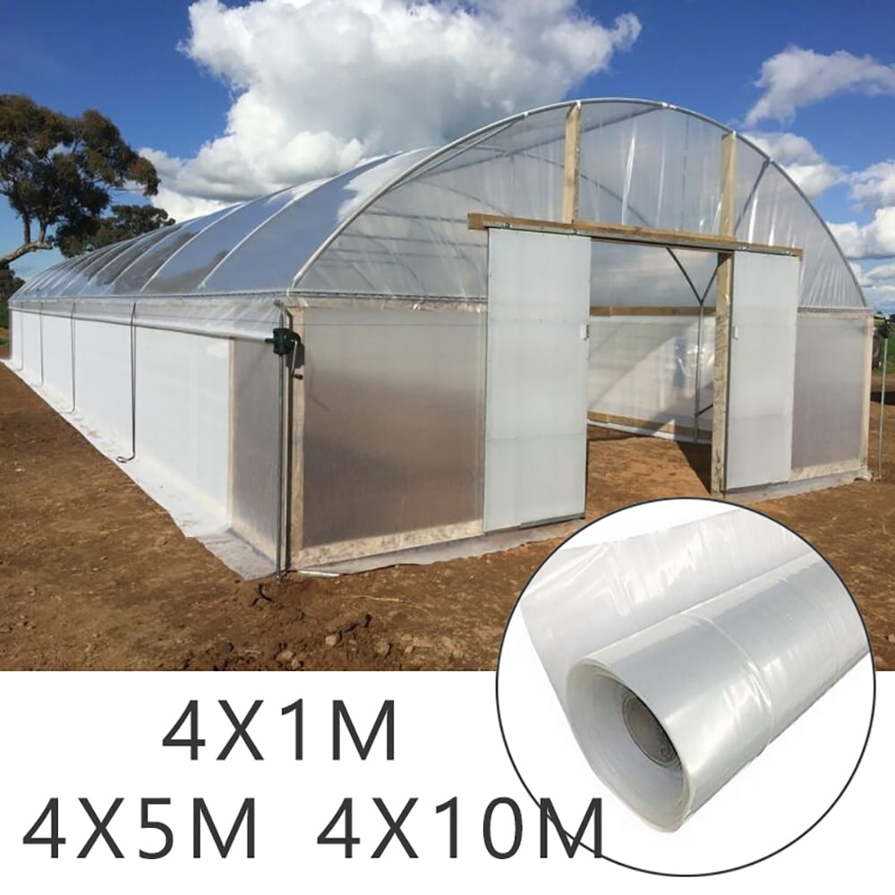 12'x16' Agfabric® 5.5 Mil Greenhouse Clear Plastic Film Polyethylene Covering 