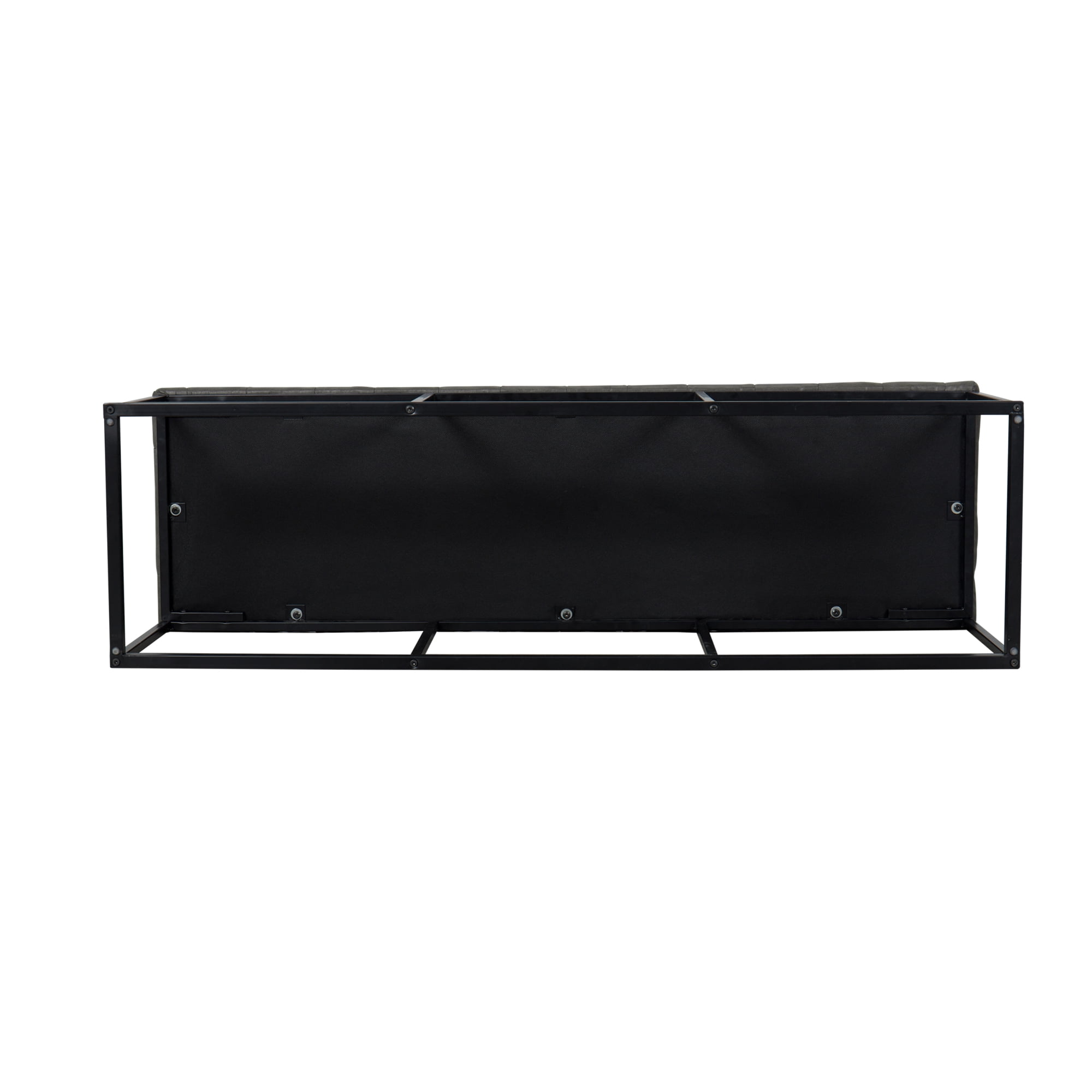 HomePop Draper Ottoman with Button Tufting