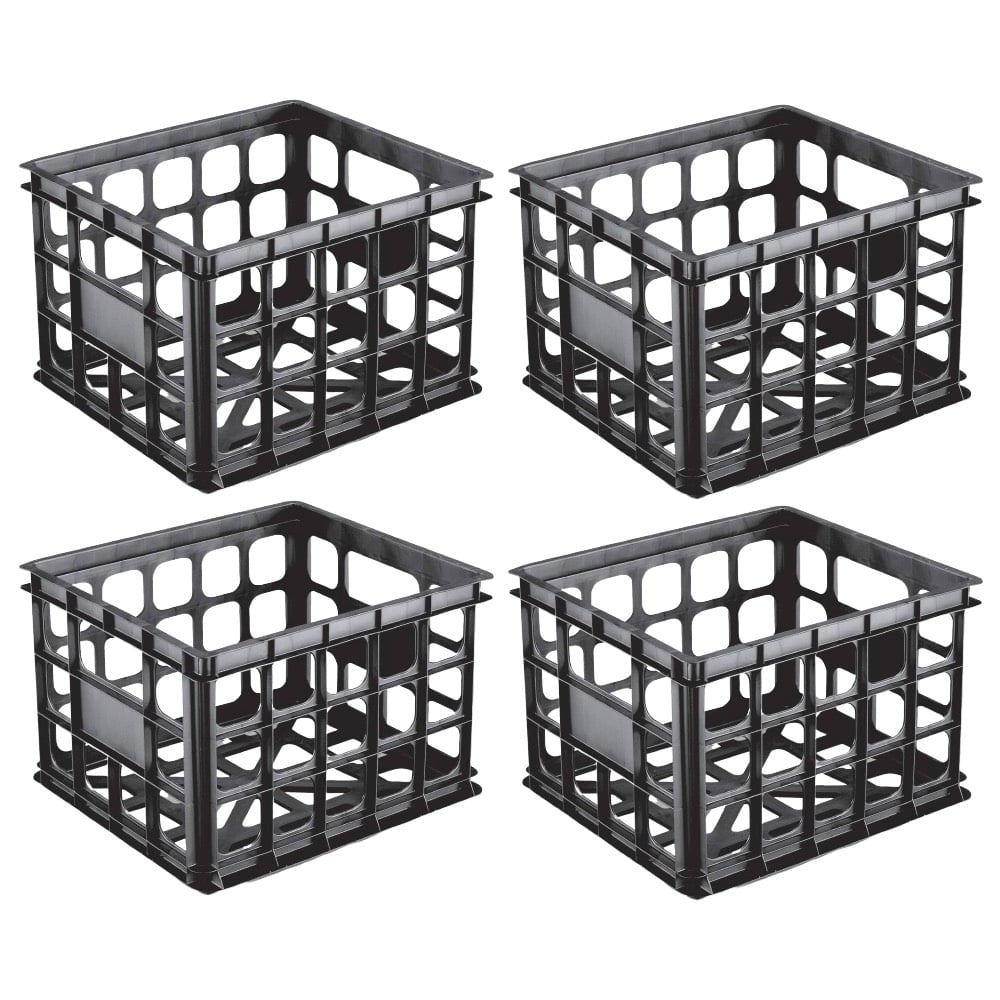 Sterilite Storage Crate Box 1692 Plastic Heavy Duty File Folder