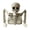 B, variant on Halloween Half Body Skeleton Ground Breaker Decor, Realistic Skull Torso Skeleton Stakes, Fake Human Bone Prop for Graveyard Yard Lawn Front Door Outdoor Halloween Party Haunted House Decorations