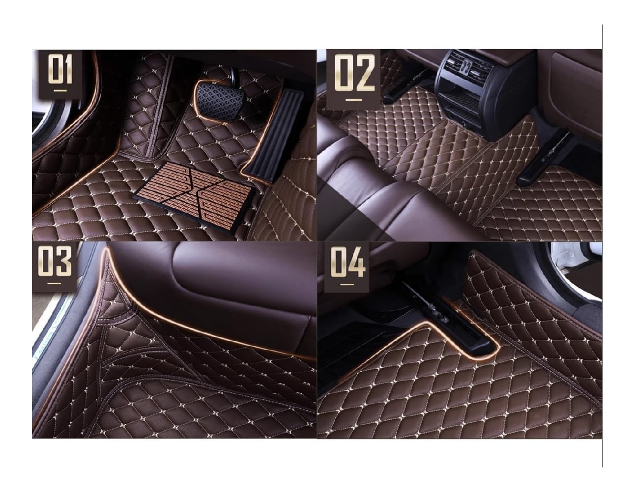 Honda Civic 2005-2025  Car Floor Mats Custom Floor Liner Floor Mats Carpets Car pads Auto Mats