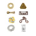 thumbnail image 1 of Classic Metal IQ Mind Brain Teaser Alloy Magic Baffling Puzzles Game Educational Toys Gift for Children Adult Boys Set of 8PCS8 Kinds 3 Deng Xun unisex, 1 of 2