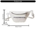 thumbnail image 5 of Women's Crossbody Bag Adjustable Strap Shoulder Bags PU Chest Pack Designed For Professional Women And Students, 5 of 21