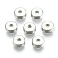 thumbnail image 2 of 2000pc CCB Plastic Spacer Beads Flat Round Platinum 5x1.5mm Hole: 1.2mmDIY, 2 of 3