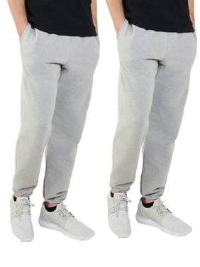 Fruit of the Loom Men's Eversoft Elastic Bottom Sweatpants, 2 Pack
