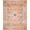 Peach, Pattern 9, variant on ODIKA 8'x10' Washable Area Rug Non-Shedding, Easy Care, Peach Boho Medallion With Vintage Floral Scroll And Bordered Trellis for King Size Bedroom Under Bed, Master Suite