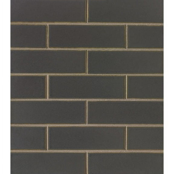 Bedrosians Zenia Matte Porcelain Floor & Wall Mosaic 2" x 6" (11.5" x 11.25" Sheet), Orbit (10-Pack, 8.9 SF)